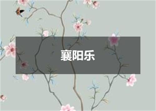 襄阳乐