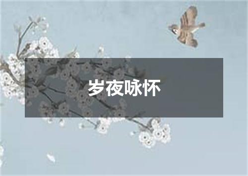 岁夜咏怀