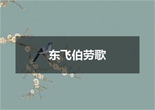 东飞伯劳歌