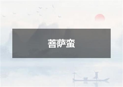 菩萨蛮