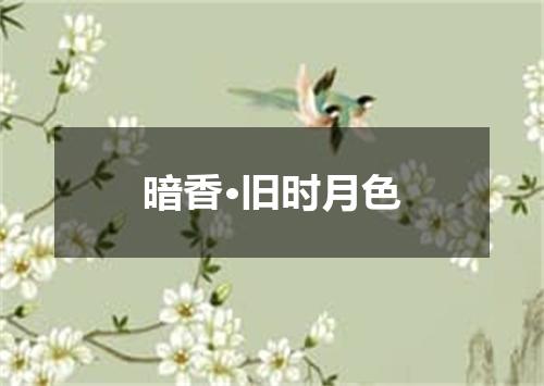 暗香·旧时月色
