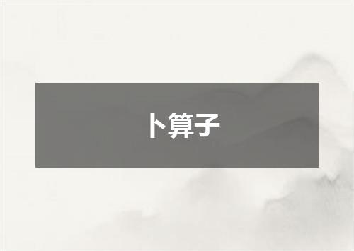 卜算子