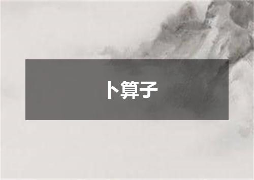 卜算子