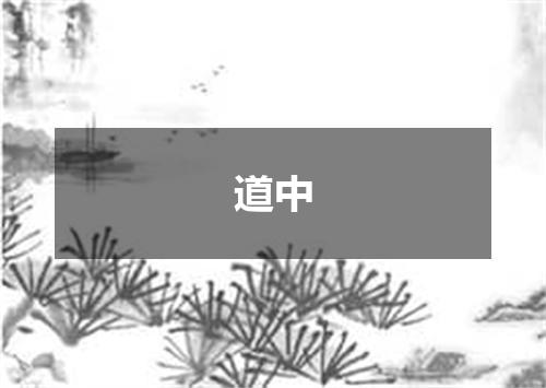 道中