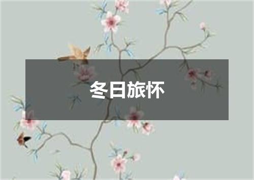 冬日旅怀