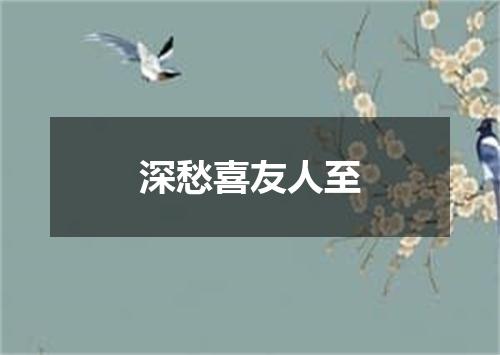 深愁喜友人至