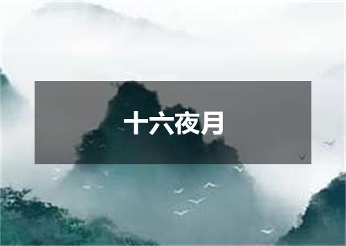 十六夜月