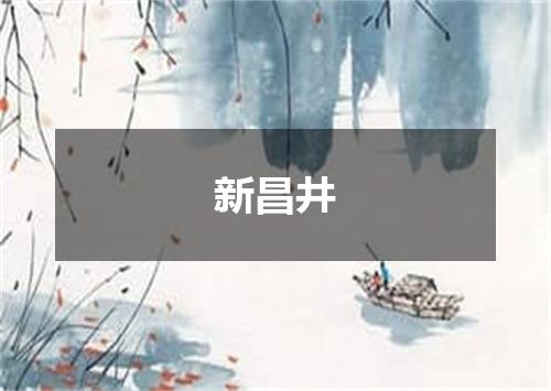 新昌井