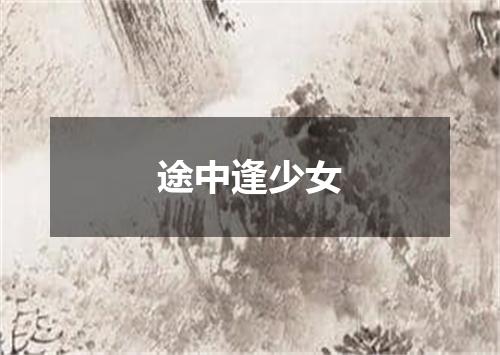 途中逢少女