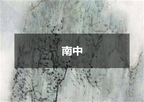 南中