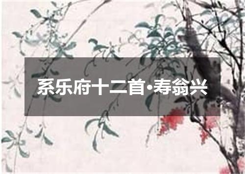 系乐府十二首·寿翁兴