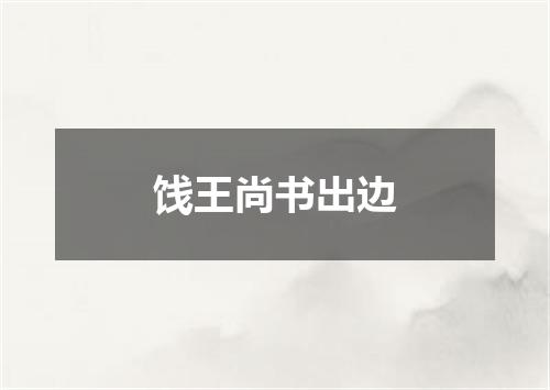 饯王尚书出边