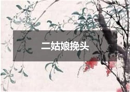 二姑娘挽头