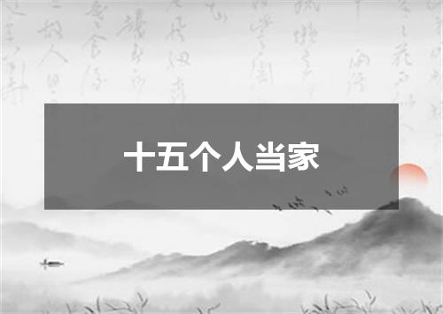 十五个人当家