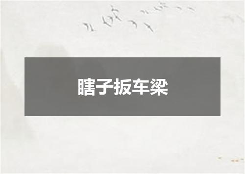 瞎子扳车梁