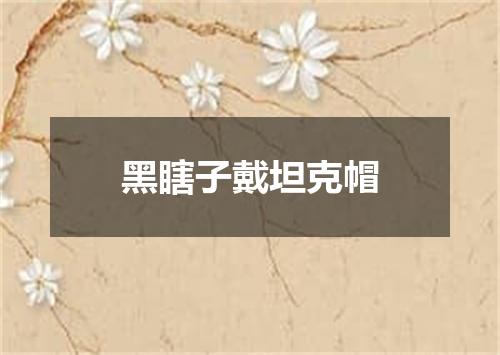 黑瞎子戴坦克帽
