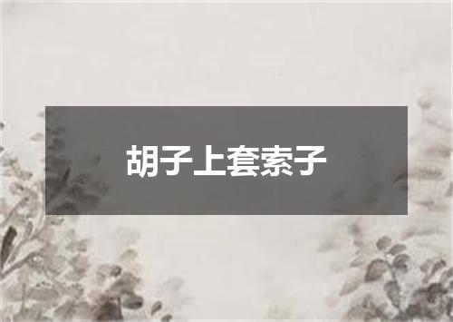 胡子上套索子