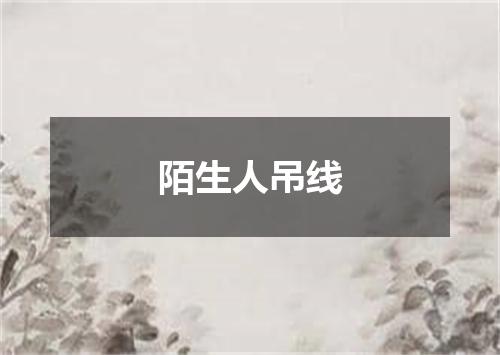 陌生人吊线
