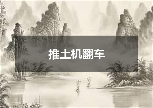 推土机翻车