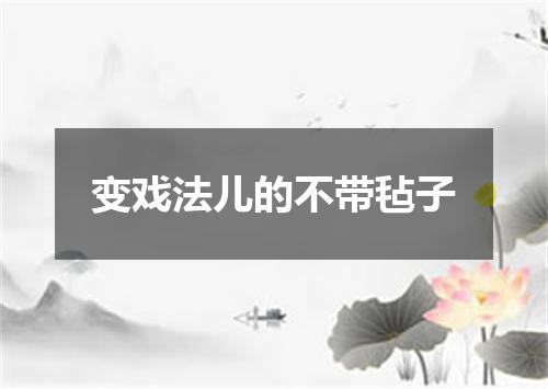 变戏法儿的不带毡子