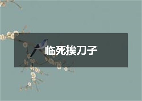 临死挨刀子