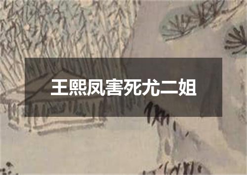 王熙凤害死尤二姐