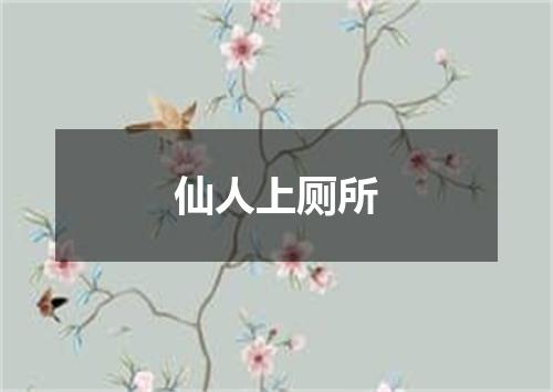 仙人上厕所