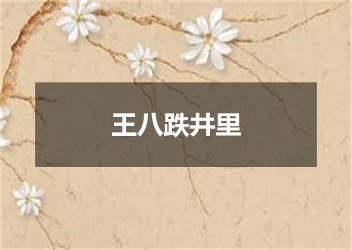 王八跌井里