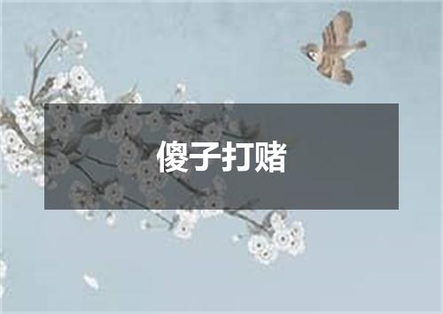 傻子打赌