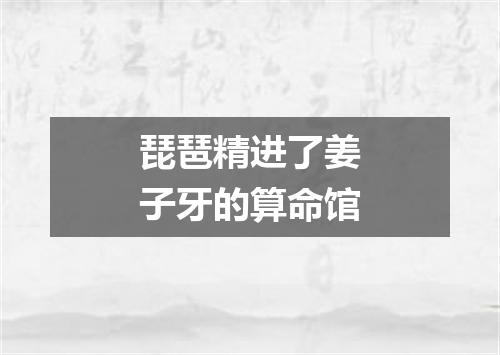 琵琶精进了姜子牙的算命馆