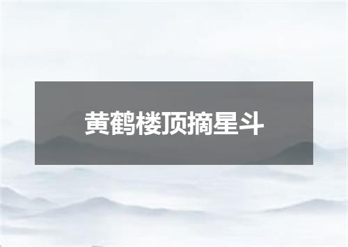 黄鹤楼顶摘星斗