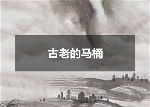古老的马桶
