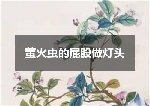 萤火虫的屁股做灯头