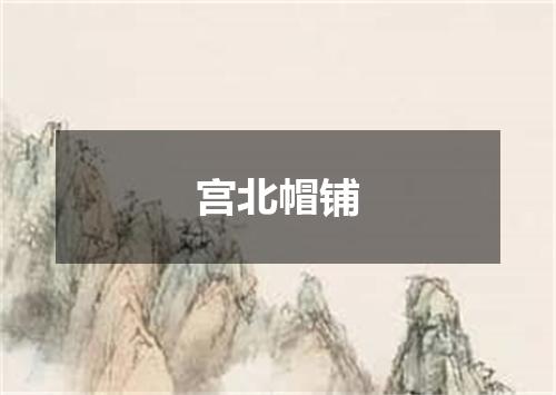 宫北帽铺