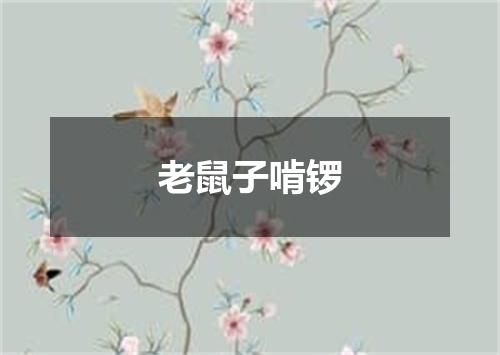 老鼠子啃锣