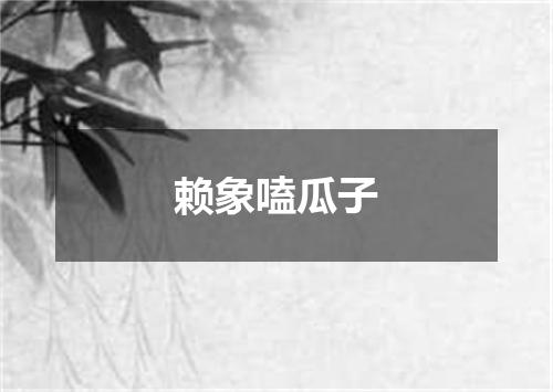 赖象嗑瓜子