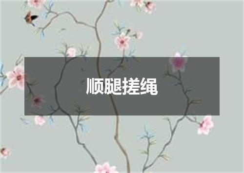 顺腿搓绳