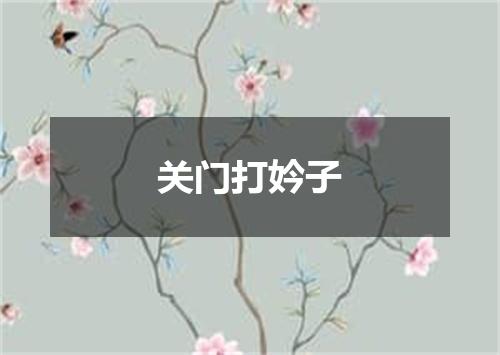 关门打妗子