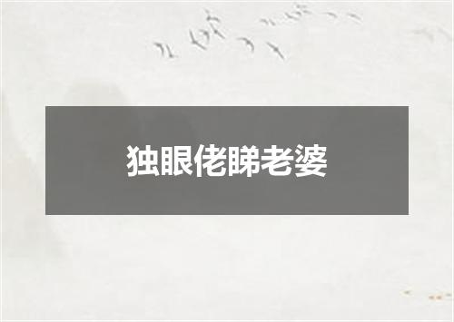 独眼佬睇老婆