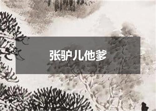 张驴儿他爹