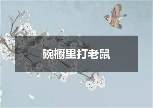 碗橱里打老鼠
