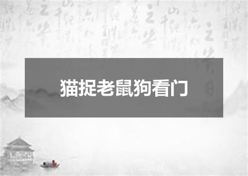 猫捉老鼠狗看门