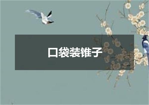 口袋装锥子