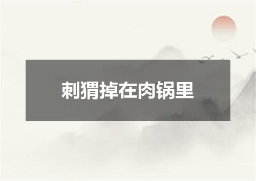 刺猬掉在肉锅里