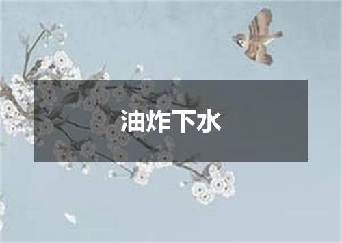 油炸下水