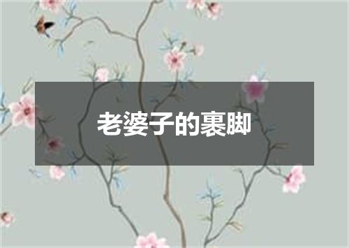 老婆子的裹脚