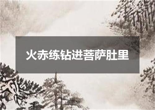 火赤练钻进菩萨肚里