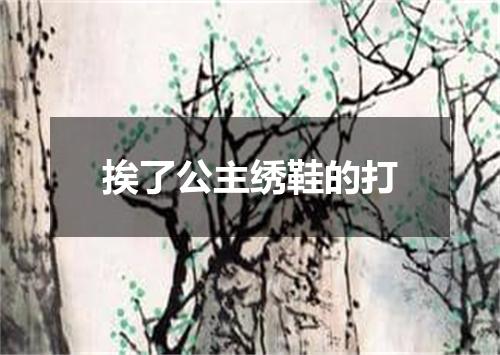 挨了公主绣鞋的打