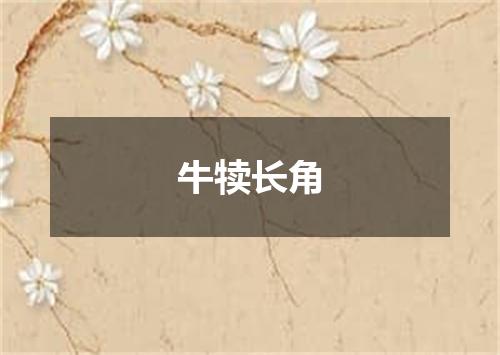 牛犊长角