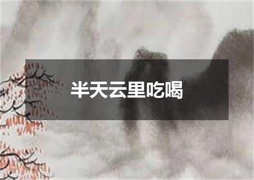 半天云里吃喝
